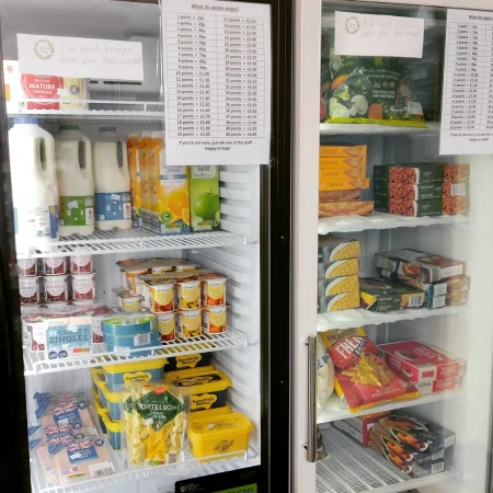 A photo of the Feltwell Pantry fridges